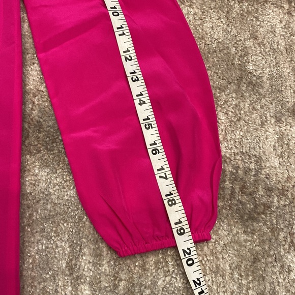 LILLY PULITZER Raspberry Pink Cold Shoulder Embroidered with Beads sz XS Dress - Picture 8 of 12